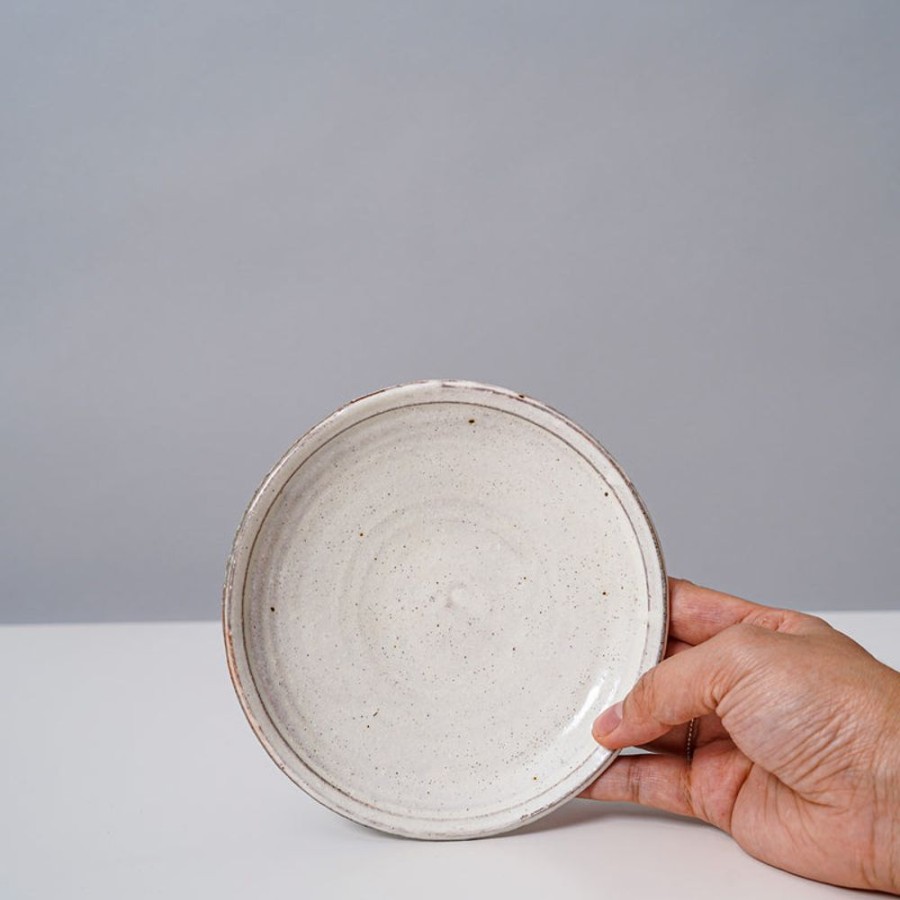 Shop Kitchen + Diningshop Kitchen + Dining Jang Hun Seong Plates & Bowls | 5.75" White Slip Covered Plate