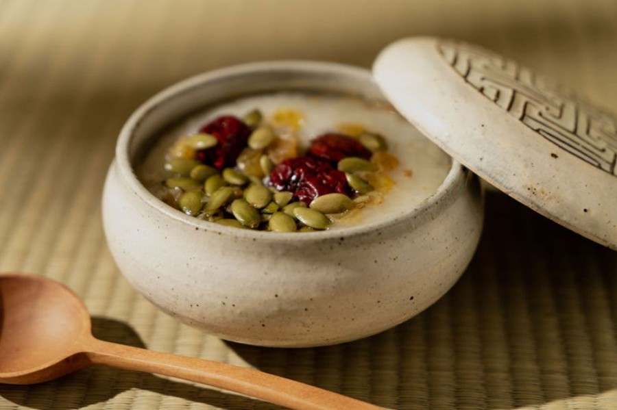 Shop Kitchen + Diningshop Kitchen + Dining Jang Hun Seong Plates & Bowls | Soup Bowl With Patterned Lid