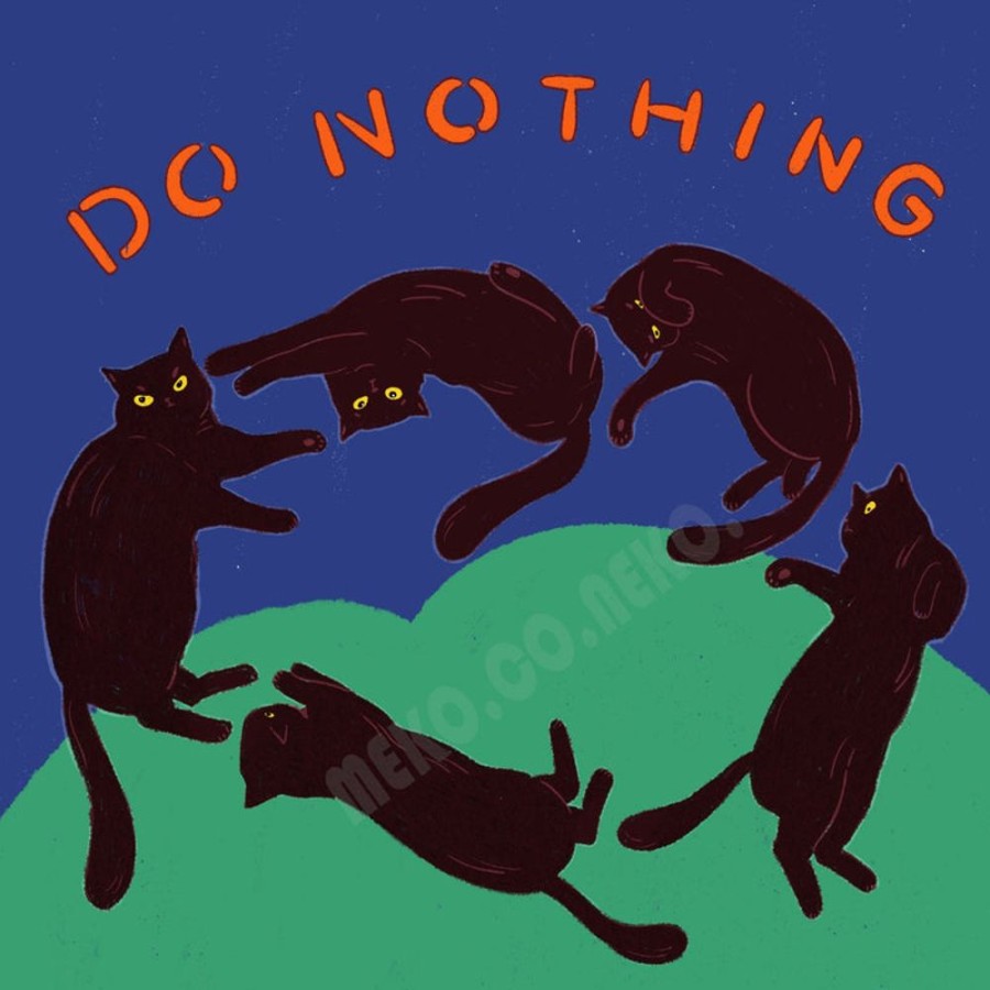 Shop Livingshop Living NEKO.CO.NEKO. Home Decor | Cat Print - Do Nothing