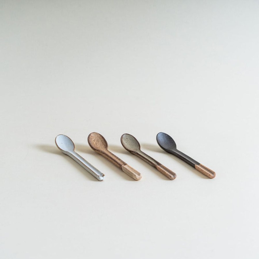 Shop Kitchen + Diningshop Kitchen + Dining Mogutable Selects Cutlery | Shigaraki Ceramic Spoon