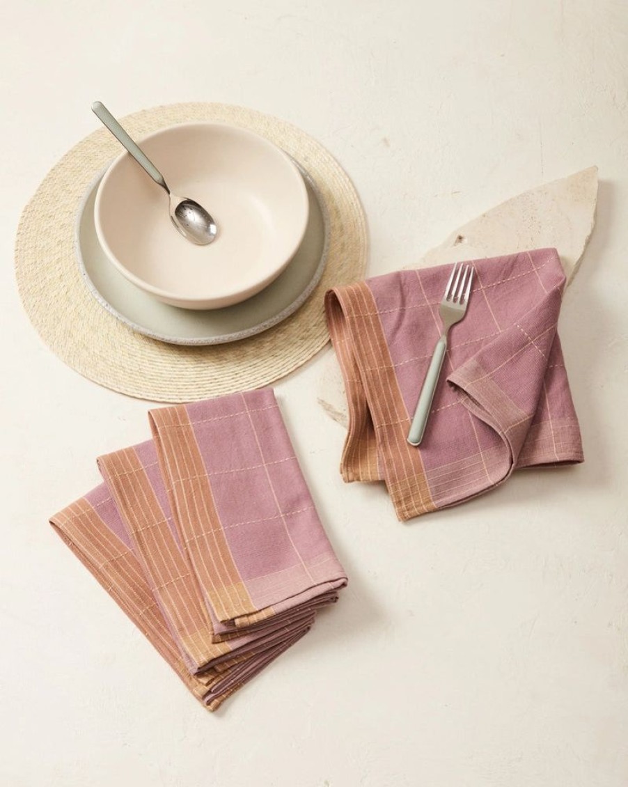 Shop Kitchen + Diningshop Kitchen + Dining MINNA Tools, Accessories & Storage | Meridian Napkin In Rosefinch