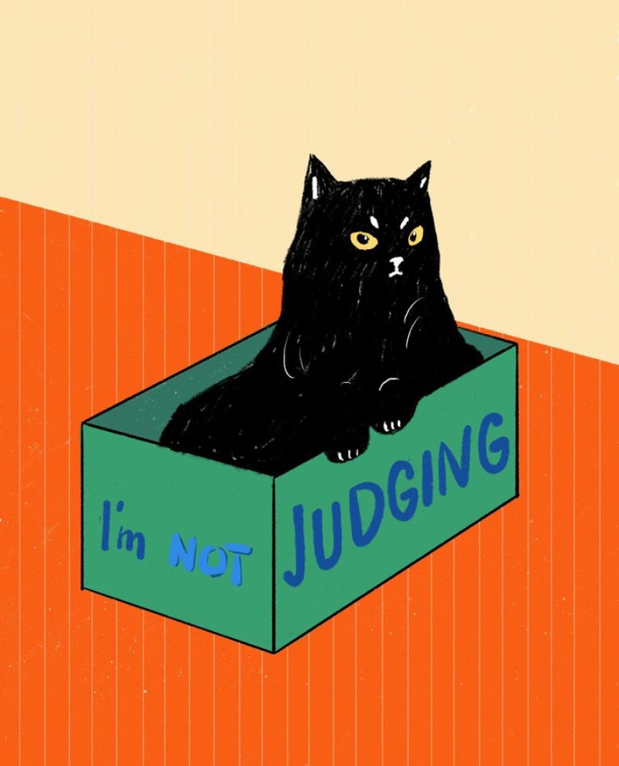 Shop Livingshop Living NEKO.CO.NEKO. Home Decor | Cat Print - I'M Not Judging