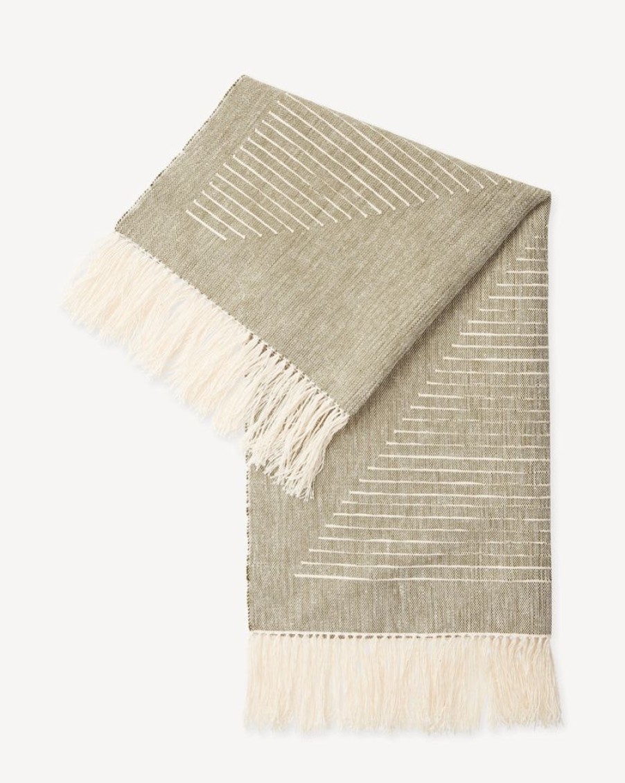 Shop Kitchen + Diningshop Kitchen + Dining MINNA Linens | Triangle Towel In Moss