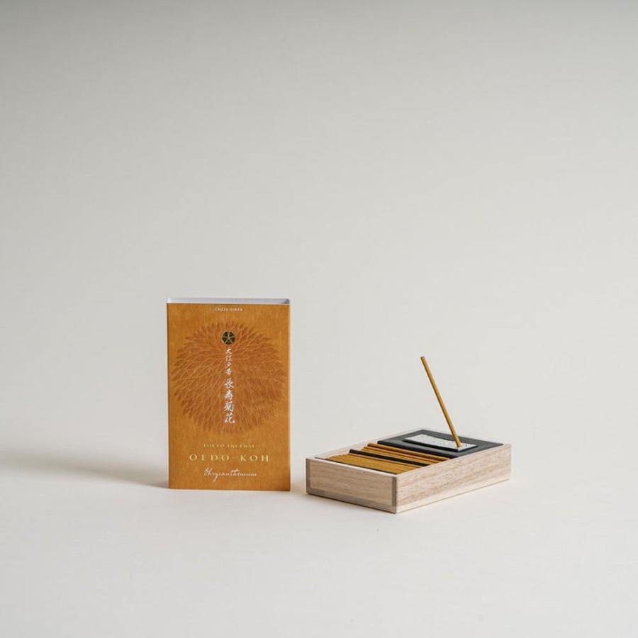 Shop Livingshop Living Nippon Kodo Incense | Oedo-Koh Chrysanthemum Incense With Holder