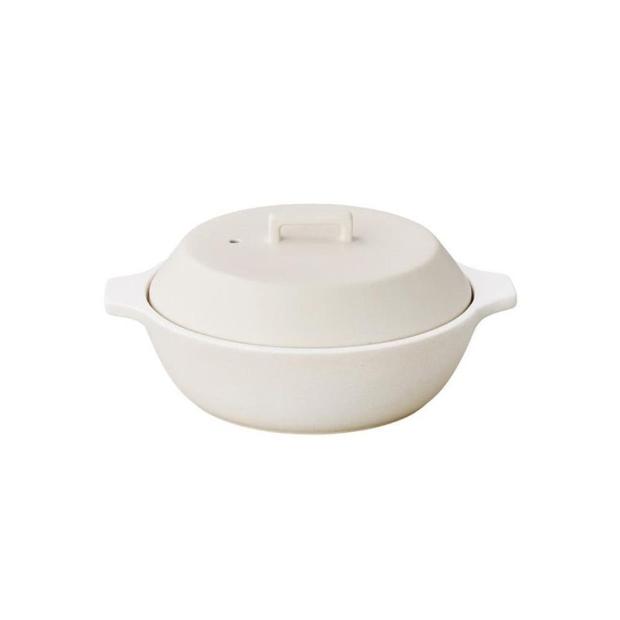 Shop Kitchen + Diningshop Kitchen + Dining kinto Donabe | Kinto Kakomi Ih Donabe In White 1.2L