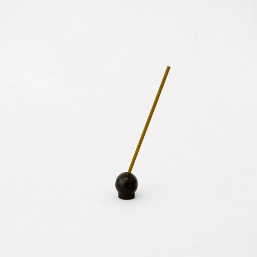 Shop Livingshop Living Hakuhodo Sumitani Saburo Shoten Incense | Brass Ball Shape Incense Holder In Black