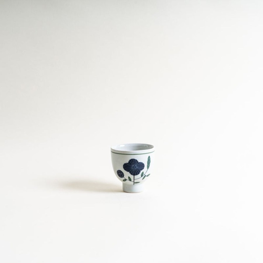 Shop Kitchen + Diningshop Kitchen + Dining Yeogi-Damki Tea & Coffee Ware | Yeogi Damki Footed Peony Teacup