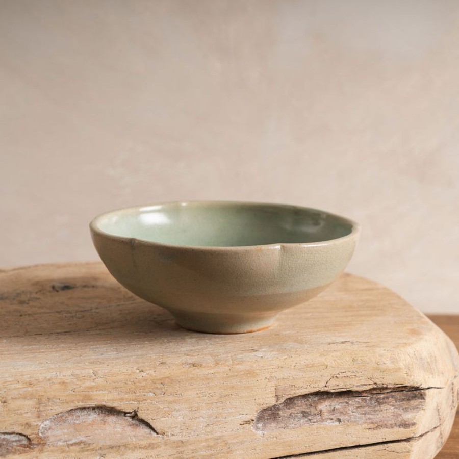 Shop Kitchen + Diningshop Kitchen + Dining Sheng Ceramic Plates & Bowls | Lotus Bowl In Lake Blue