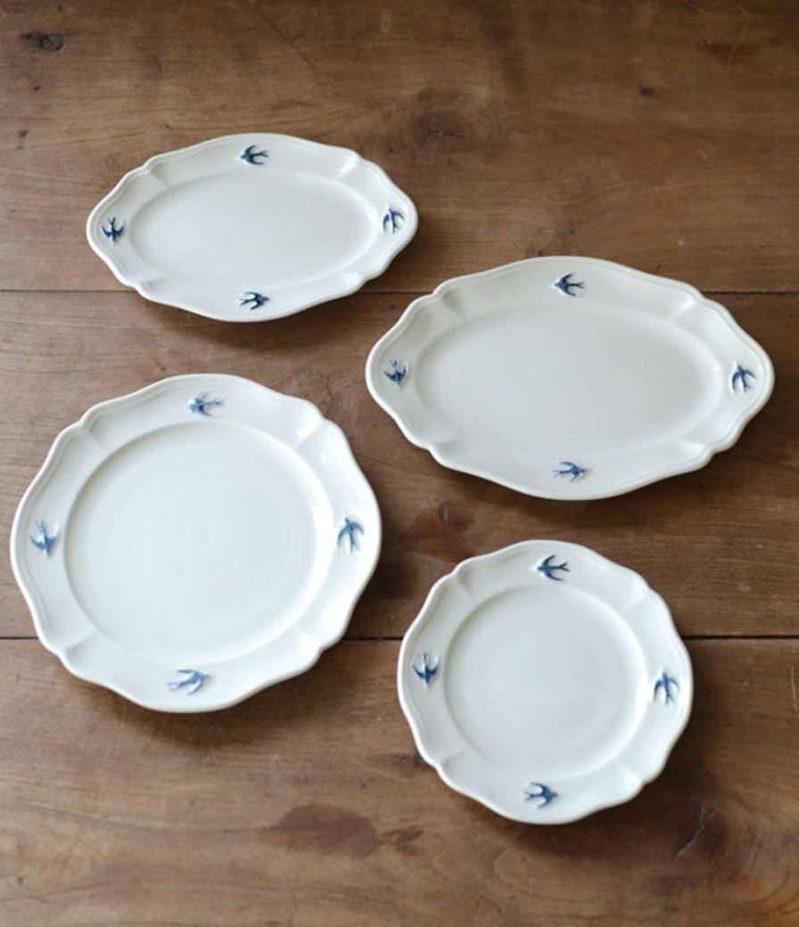 Shop Kitchen + Diningshop Kitchen + Dining Studio M' Plates & Bowls | 9" Early Bird Oval Plate