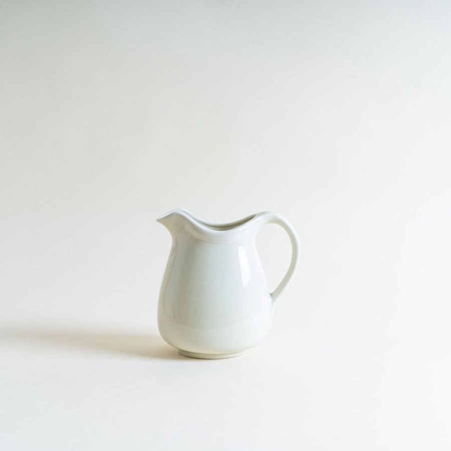 Shop Kitchen + Diningshop Kitchen + Dining Rokuro Blut's Plates & Bowls | Porcelain Water Pitcher In Ivory