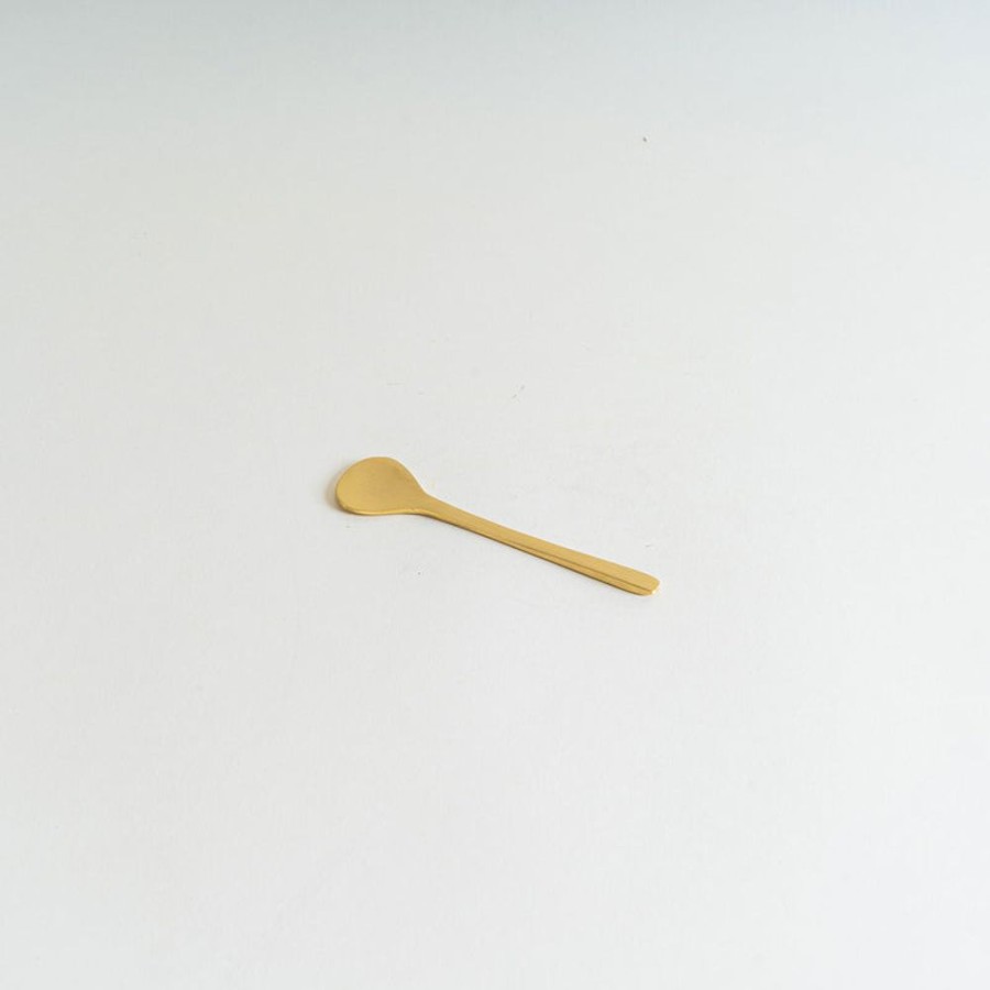 Shop Livingshop Living Fog Linen Work Home Decor | Brass Dessert / Jam Spoon