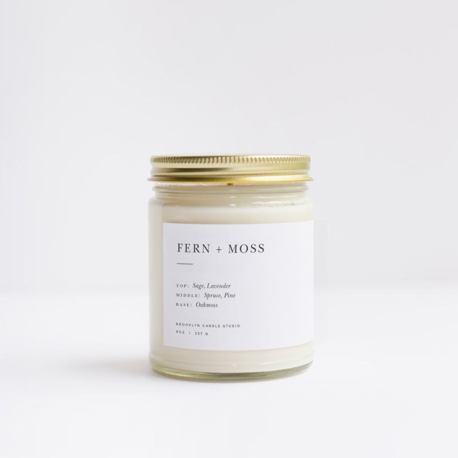 Shop Livingshop Living Brooklyn Candle Studio Candles | Fern + Moss Minimalist Candle