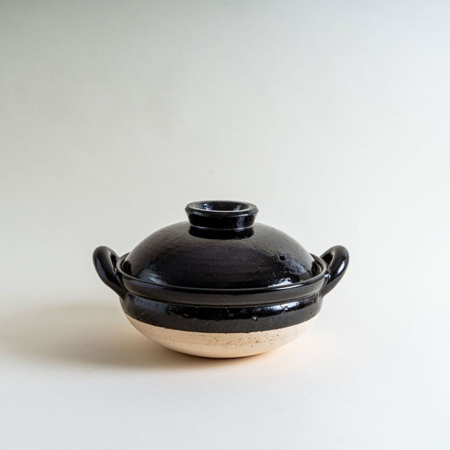 Shop Kitchen + Diningshop Kitchen + Dining Nagatani-en Donabe | Medium Mushi Steamer Donabe In Black