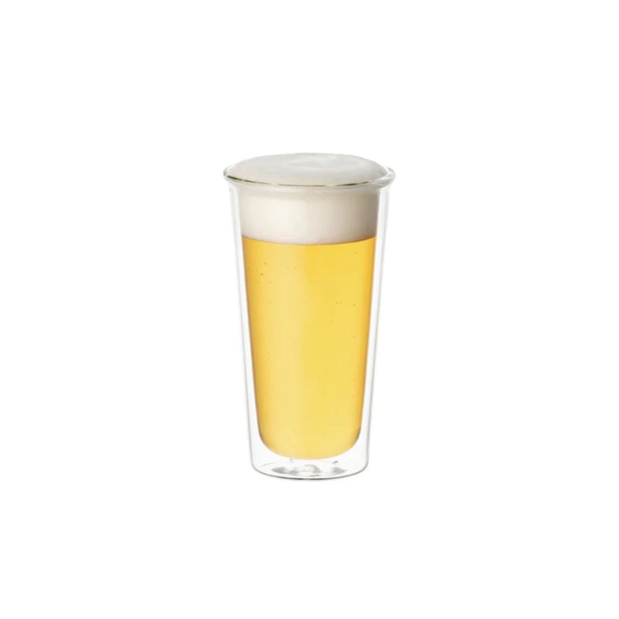 Shop Kitchen + Diningshop Kitchen + Dining Kinto Mugs & Cups | Kinto Cast Double Wall Beer Glass