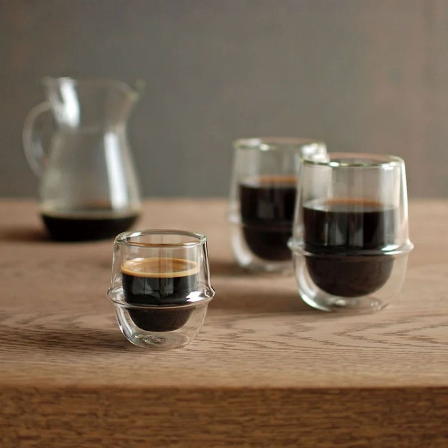 Shop Kitchen + Diningshop Kitchen + Dining Kinto Mugs & Cups | Kinto Kronos Double Wall Espresso Cup