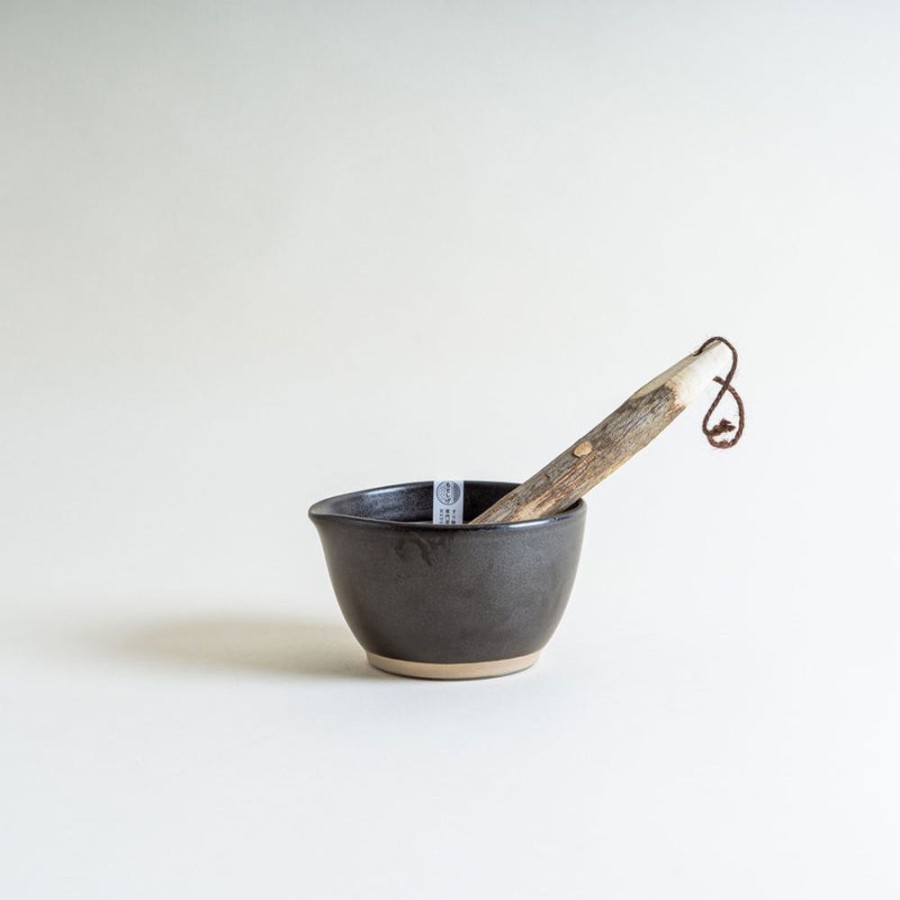 Shop Kitchen + Diningshop Kitchen + Dining Motoshige Tools, Accessories & Storage | Large Motoshige Mortar And Pestle In Black