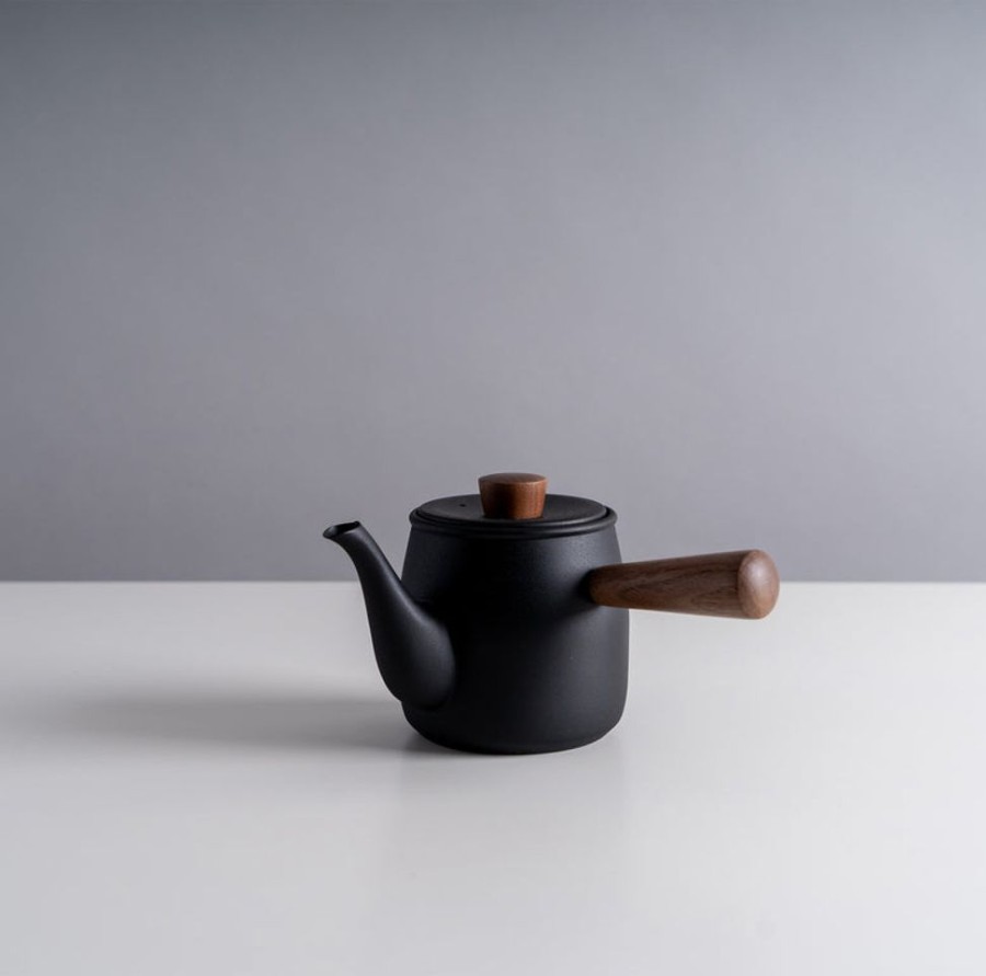 Shop Kitchen + Diningshop Kitchen + Dining Miyazaki Seisakusho Tea & Coffee Ware | Miyaco-Single Serve Teapot In Black