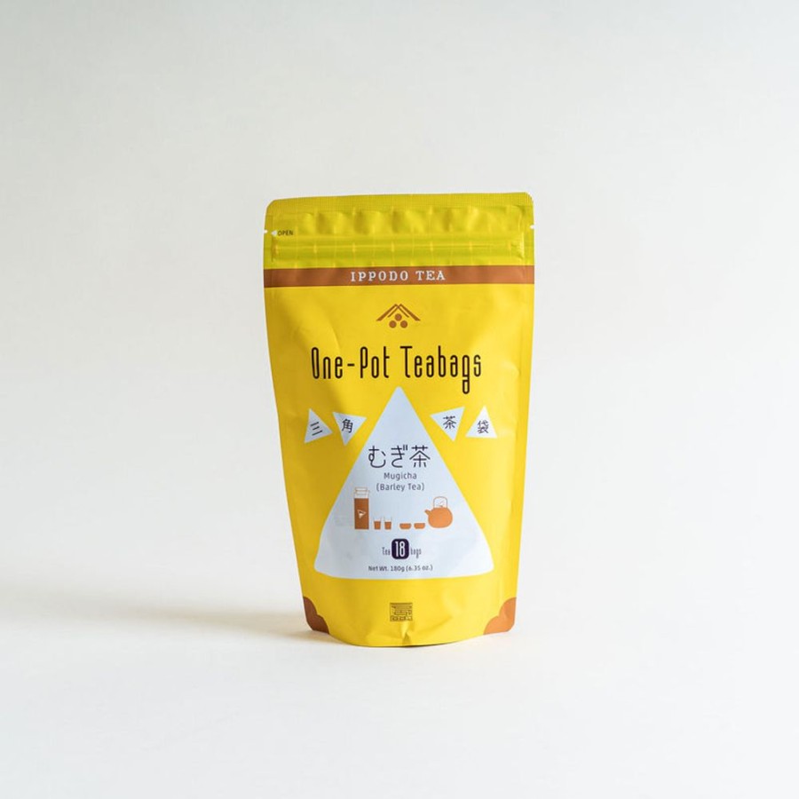 Shop Kitchen + Diningshop Kitchen + Dining Ippodo Tea Tea, Snacks & Condiments | Ippodo Tea One-Pot Mugicha Barley Teabags - 18 Bags