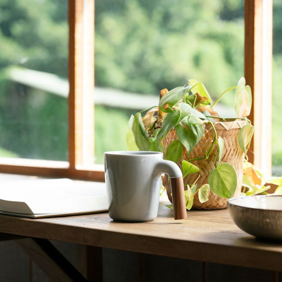 Shop Kitchen + Diningshop Kitchen + Dining HMM Mugs & Cups | Hmm Mugr Cloud In Walnut